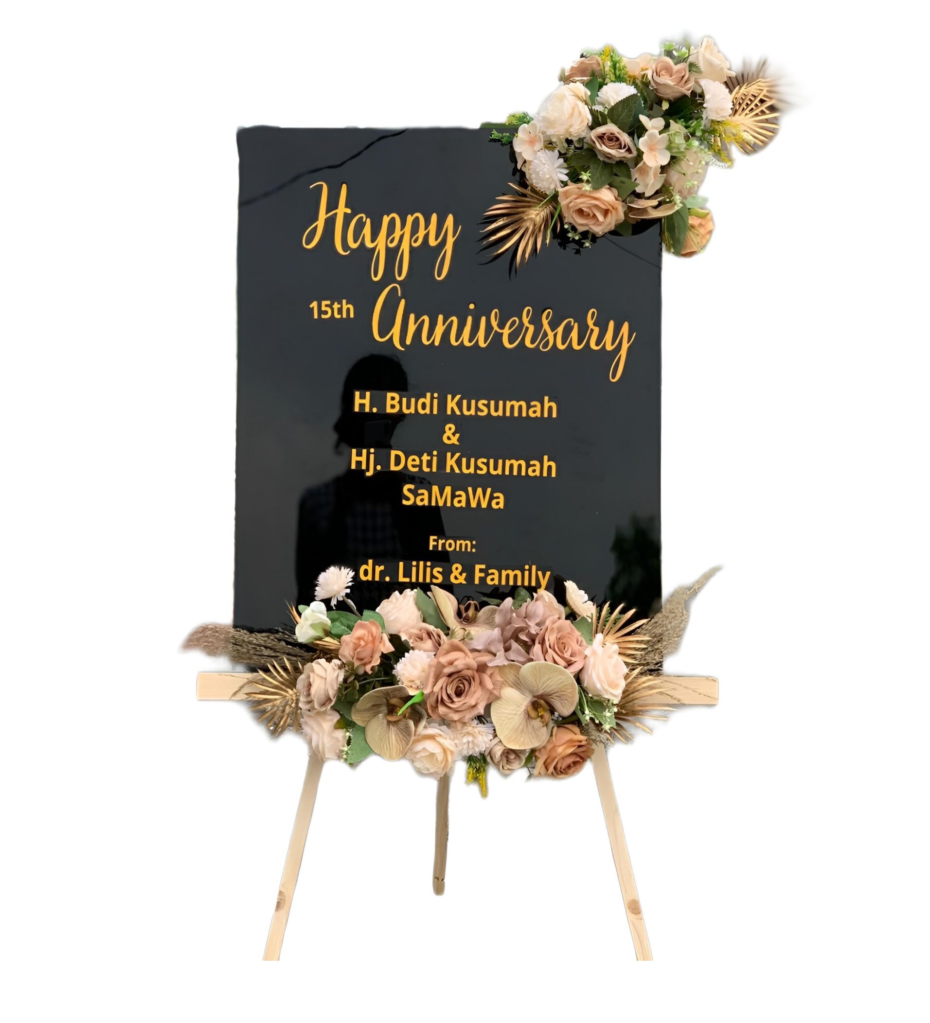 Papan Bunga Akrilik Gabuswetan