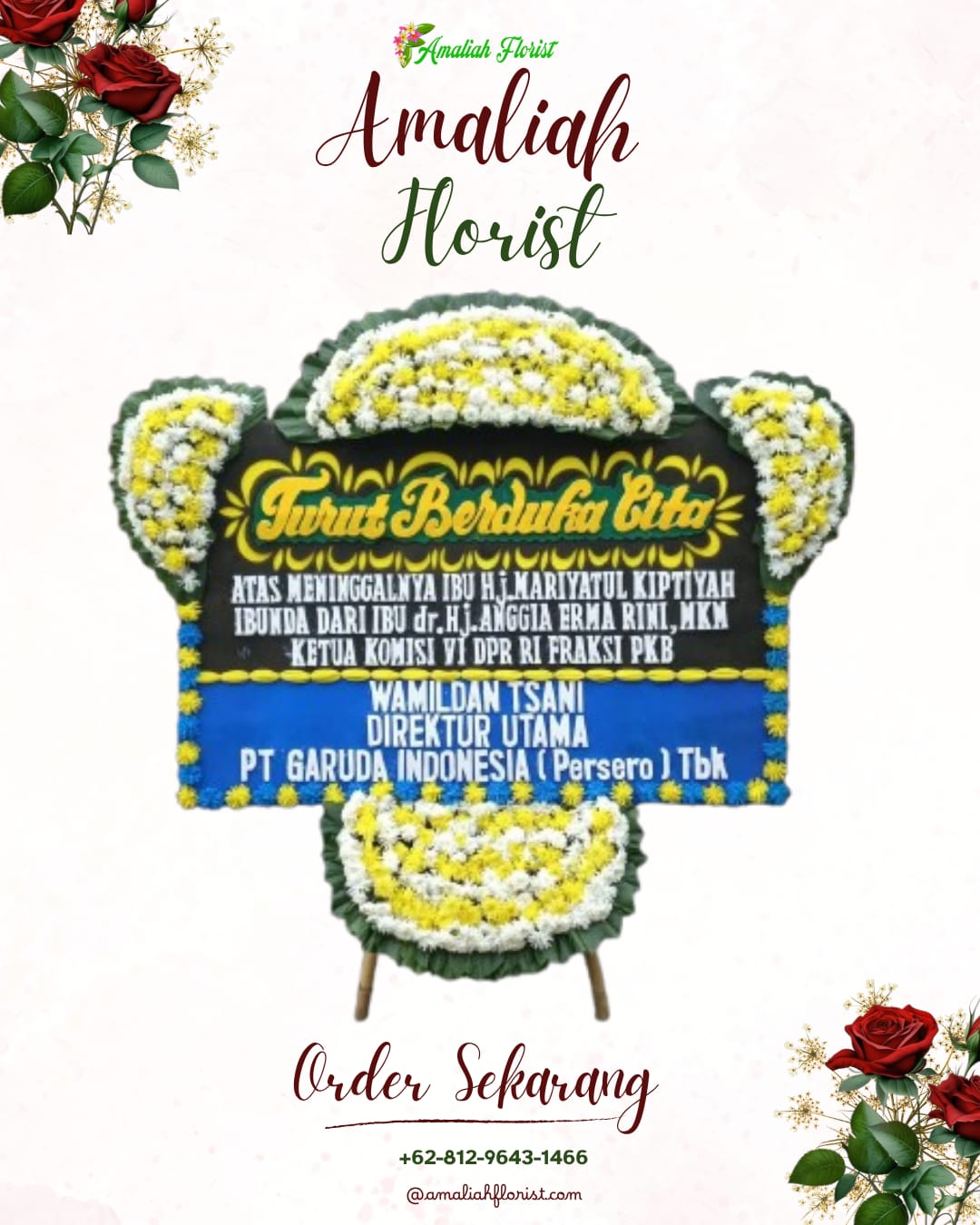 Papan Bunga Duka Gabuswetan